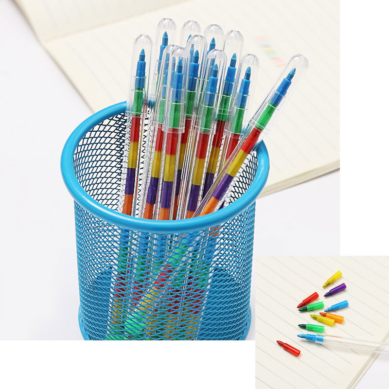 

Kids Creative 10 Colors Crayon Student Drawing Color Pencil Multicolor Art Kawaii Writing Pen for Kids Gift School Stationery