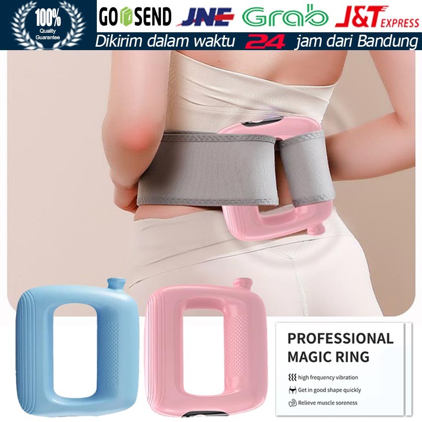 Massage Ring Belt / Pijat Penghancur Lemak / Alat Pijat Getar Efektif & Nyaman untuk Pelangsingan Ba