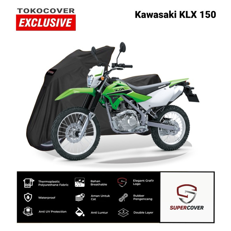 Cover Motor Kawasaki KLX 150 Sarung Motor Kawasaki