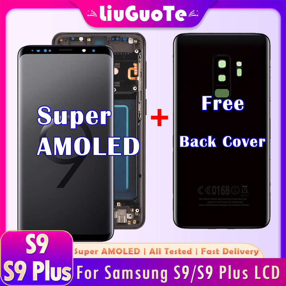 Super AMOLED LCD Replacement For SAMSUNG S9 G960 G960F Display Touch Screen For S9 Plus G965 G965F D