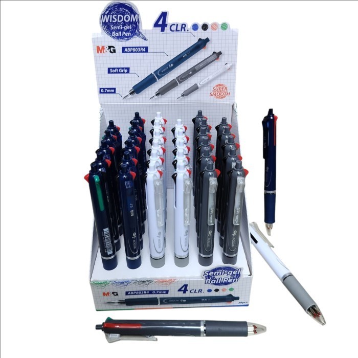 

M&G pulpen semi gel 4 warna wisdom