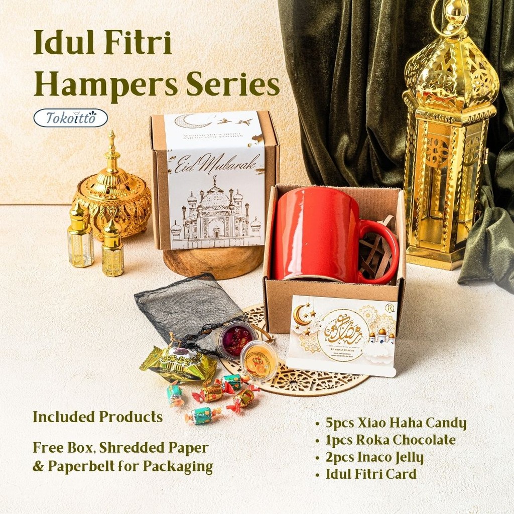 

Idul Fitri Hampers Set Snack Kecil Gelas NK Gift Hadiah Souvenir Lebaran