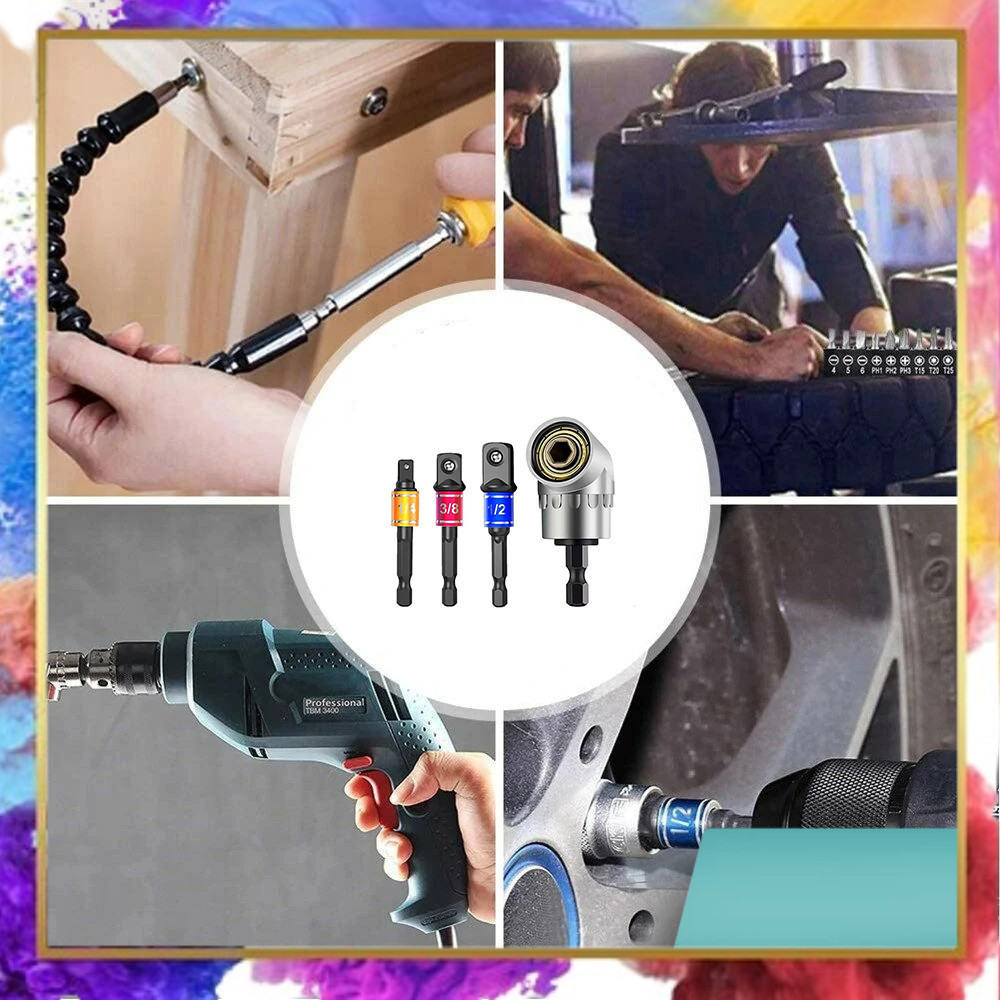 

ABZ Set Mata Obeng Adaptor Drill Bits Hex Shank with Adaptor Universal - LK010