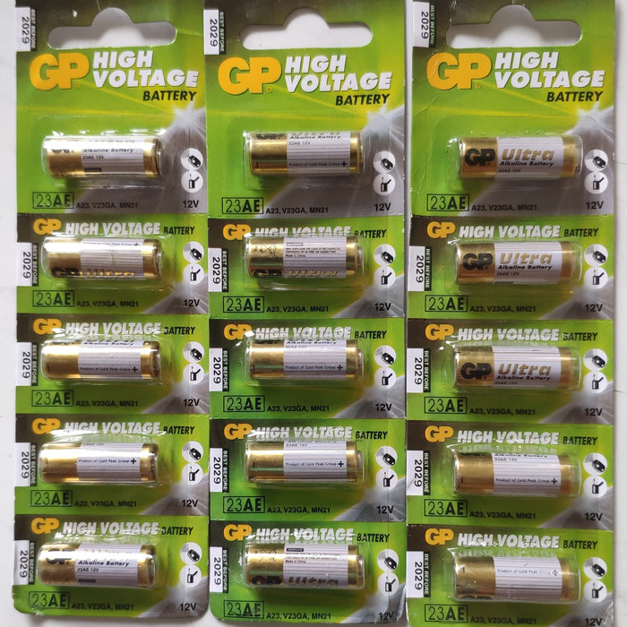 Battery Alkaline GP Ultra A23 / 23A Baterai High Voltage