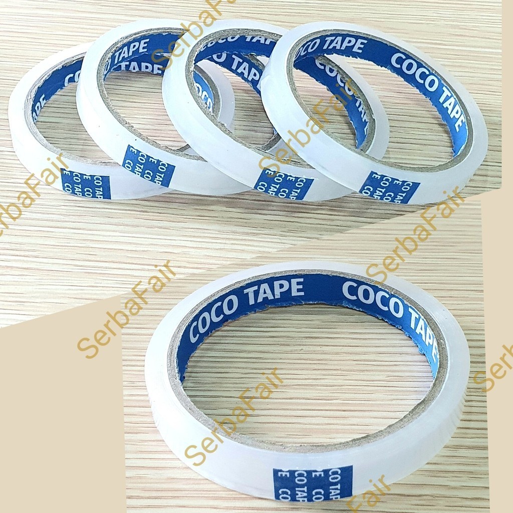 

Solasi COCO ECO 1/2 Inch MURAH Ekonomis / Isolasi 1/2 Inch Murah Lengket ECO