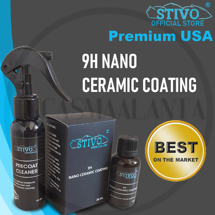 9H NANO CERAMIC COATING Premium USA-Paket TITANIUM SERIES Mobil STIVO  - PAKET 12 ml