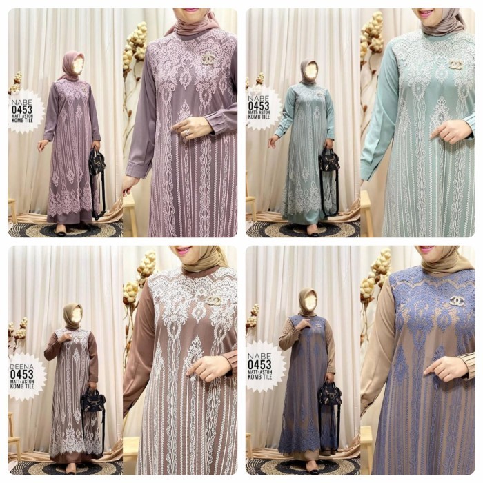 Gamis brukat/Gamis premium original by nabe