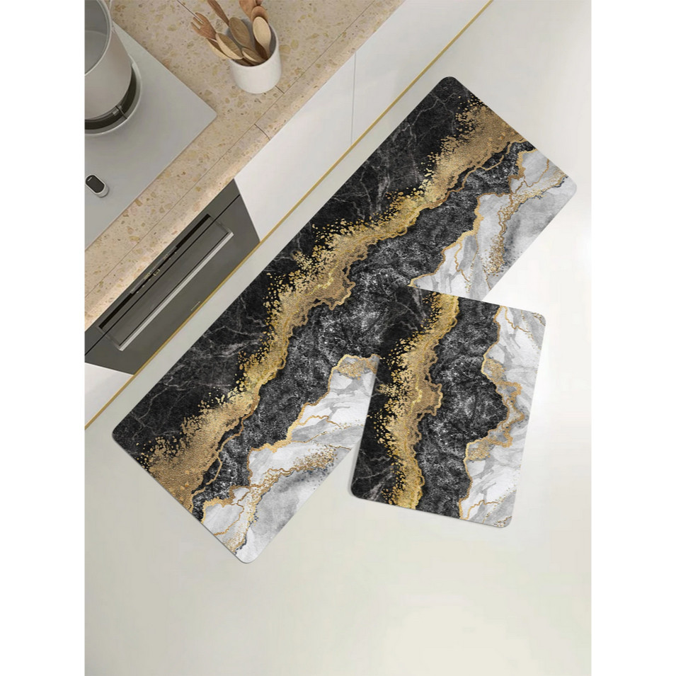 Keset Dapur Panjang Anti Slip  Keset Dapur 2 In 1 Kaki Dapur Keset Panjang Keset Dapur Aestetic