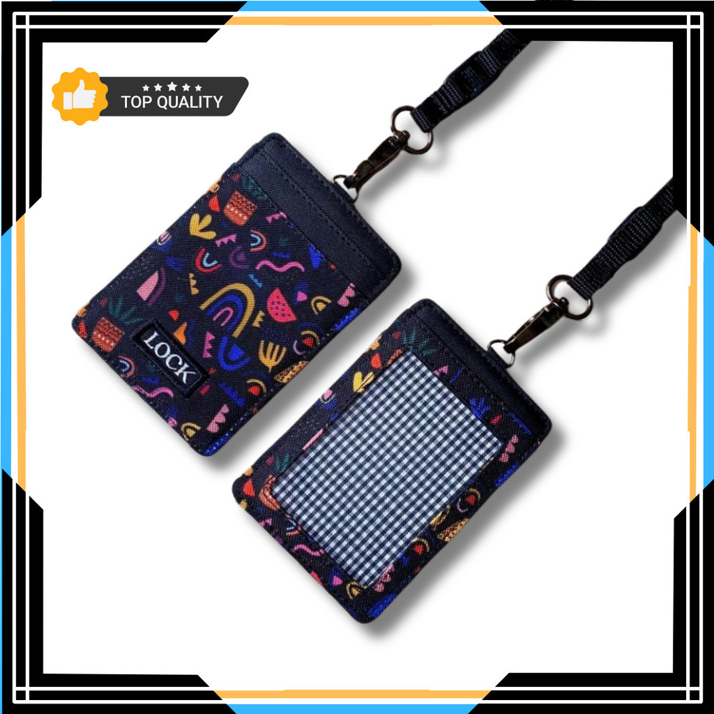 

Gantungan ID Card Kantor Kasual Kalung Name Tag Holder Lanyard Anti Air Pria Wanita GS39