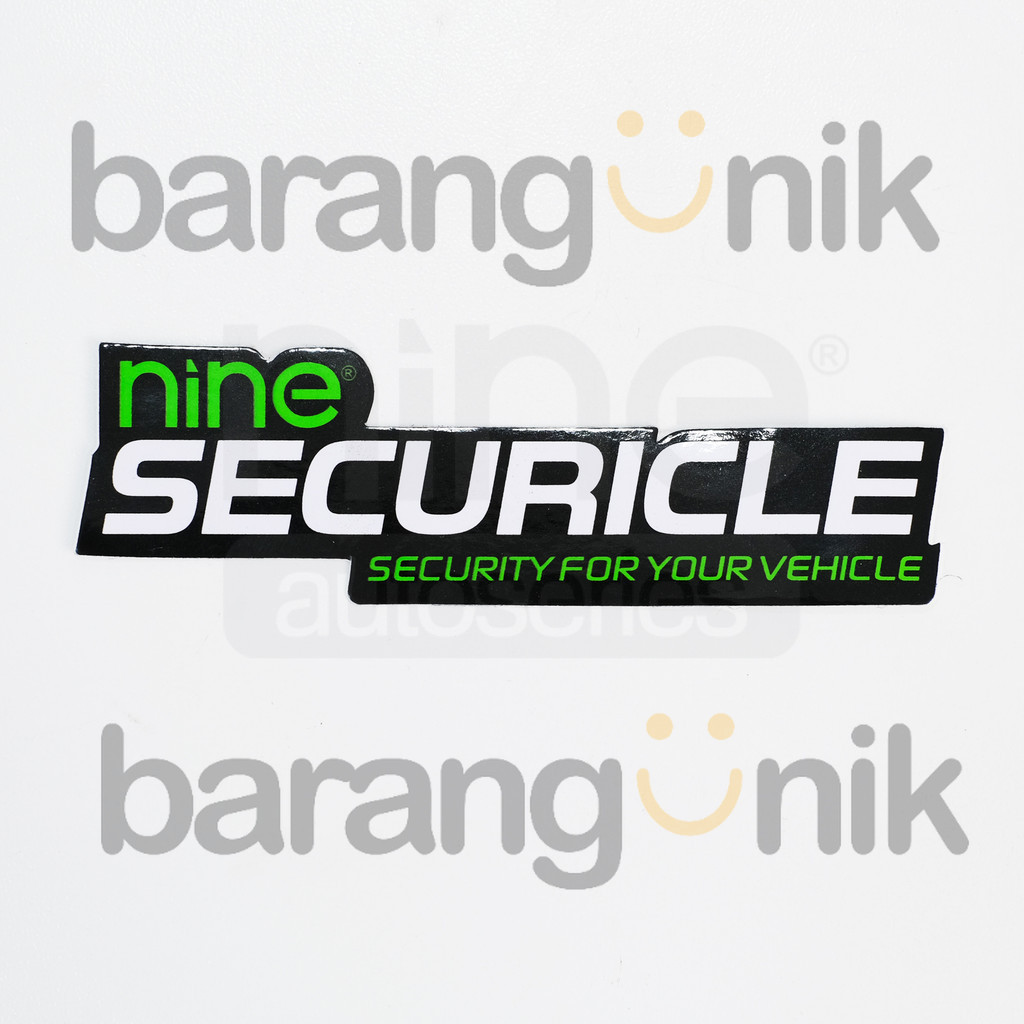 

STIKER AKSESORIES MOTOR MOBIL SECURICLE