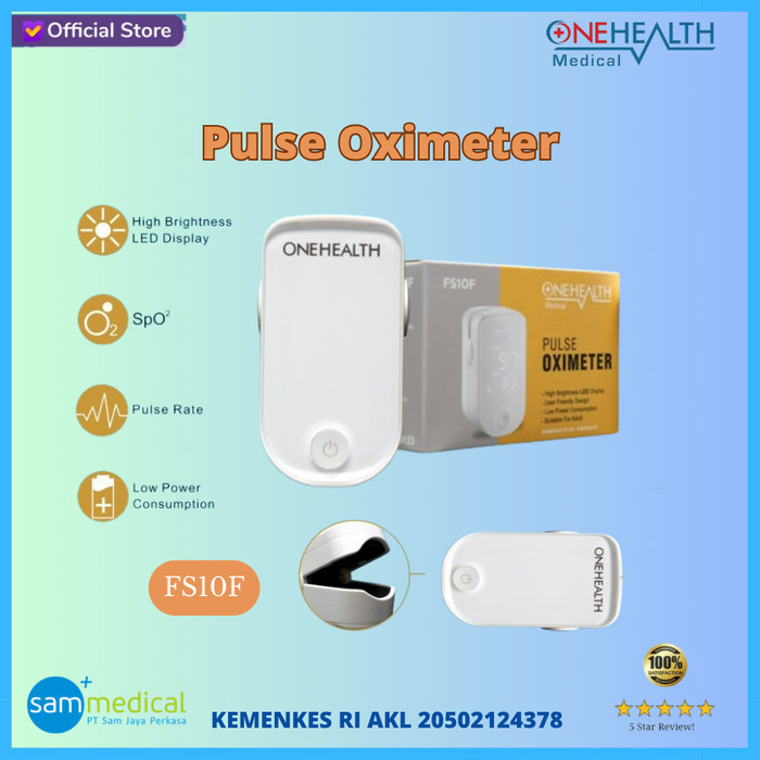 One Health Pulse Oximeter - FS10F /Saturasi Oksigen SpO2
