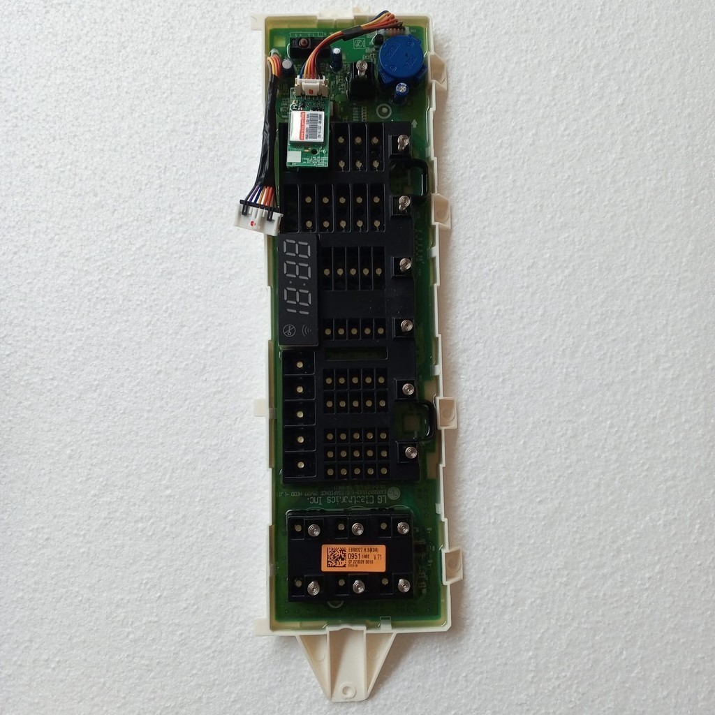 MODUL PCB DISPLAY TOMBOL EBR83270951 MESIN CUCI LG TOP LOAD TH2722DSAK TH2722 DSAK