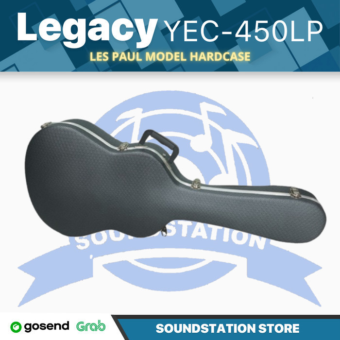 Legacy YEC-450LP Les Paul Model Guitar Hardcase - Koper Case Gitar