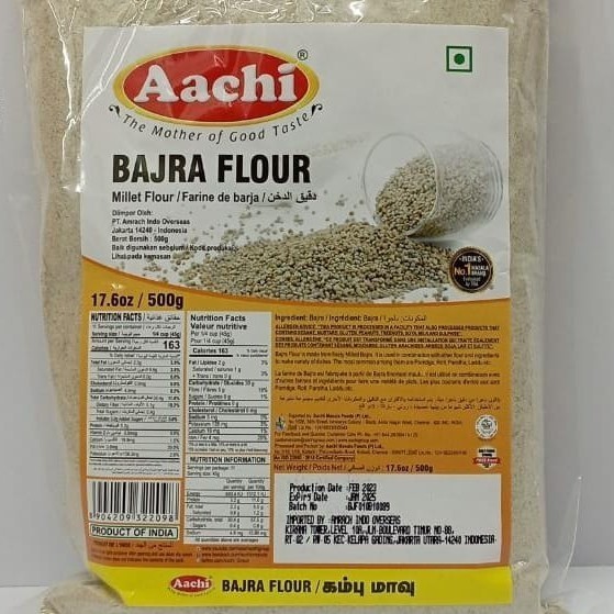 

BAJRA FLOUR AACHI 500G / Tepung Bajra