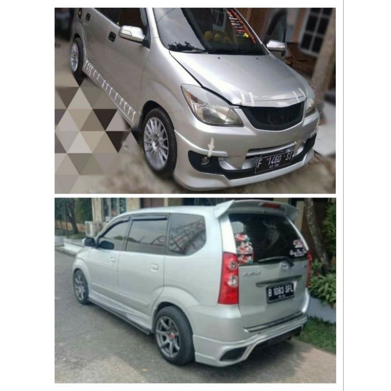 bodykita avanza trd adaptasi 2007 2008 2009 2010 2011 bahan duraflex material grt indonesia sl26