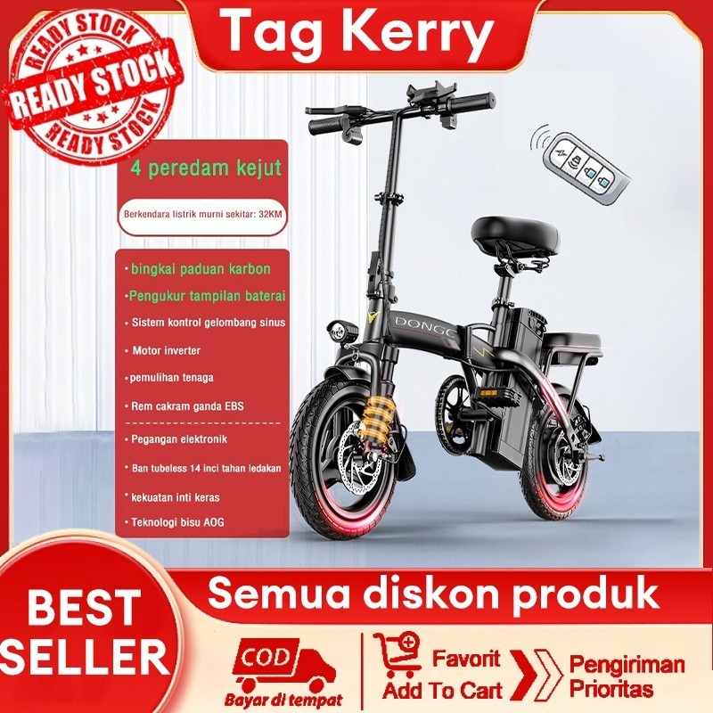 Ready stock sepeda listrik lipat/Folding Bike Celcius Electric/ Sepeda Listrik Elektrik Lipat Smart 