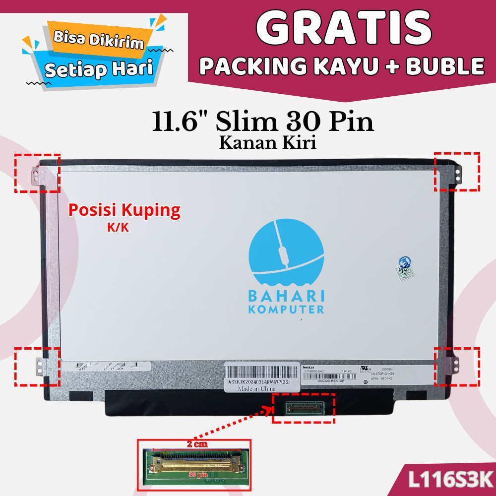 LCD Asus X200 X200C X200CA X200M X200MA 30 Pin