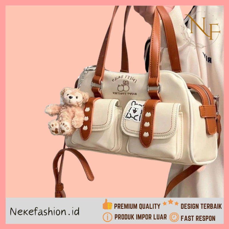 NEKE FASHION Premium Kualitas - Tas Tenteng Wanita Tas Hand Bag Wanita Tas Gym Tas Bayi Tas Kerja Wa