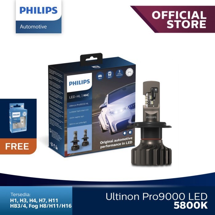 Philips Led Ultinon Pro9000 H4