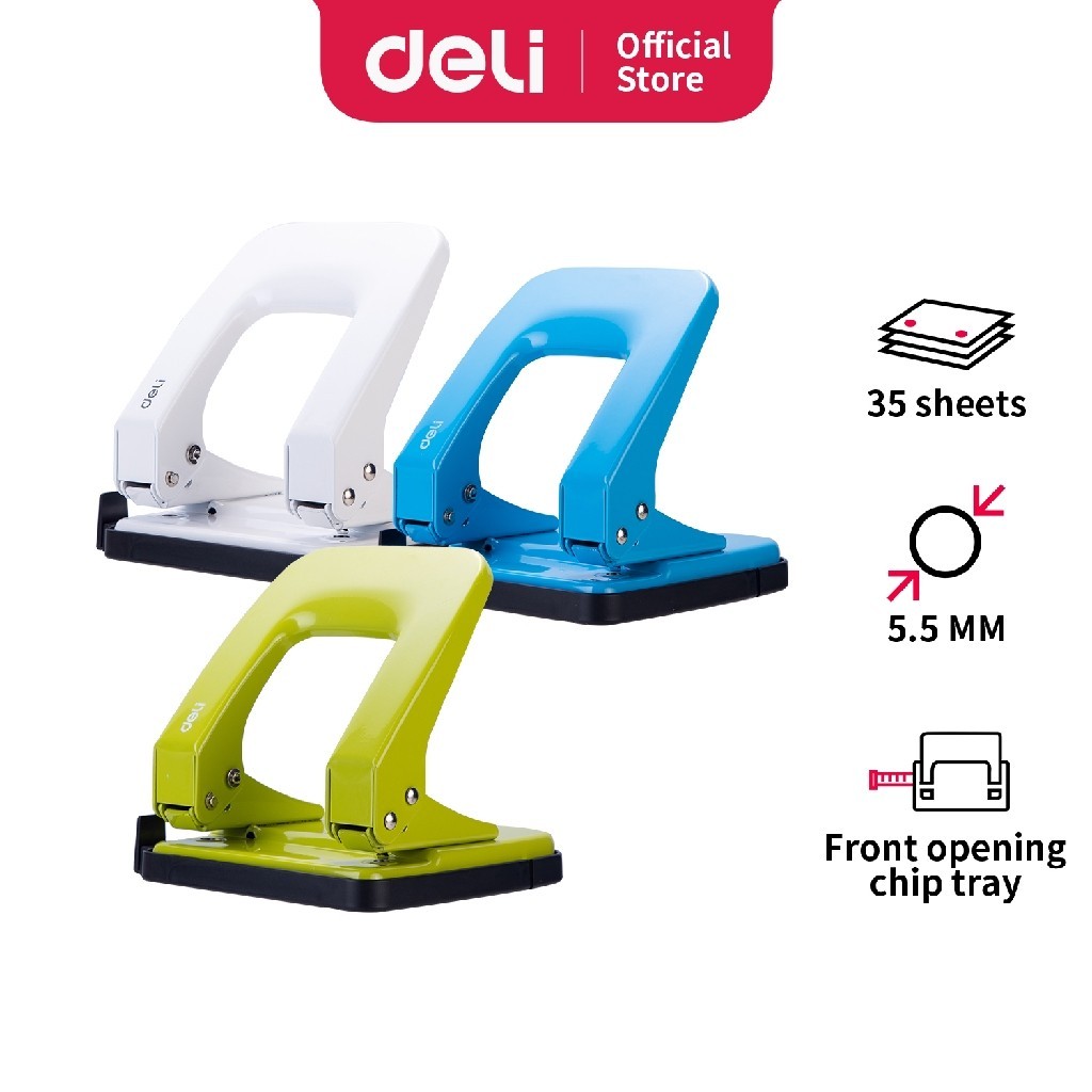 

Pembolong Kertas Deli 2 Lubang Logam 35 Lembar - E0138