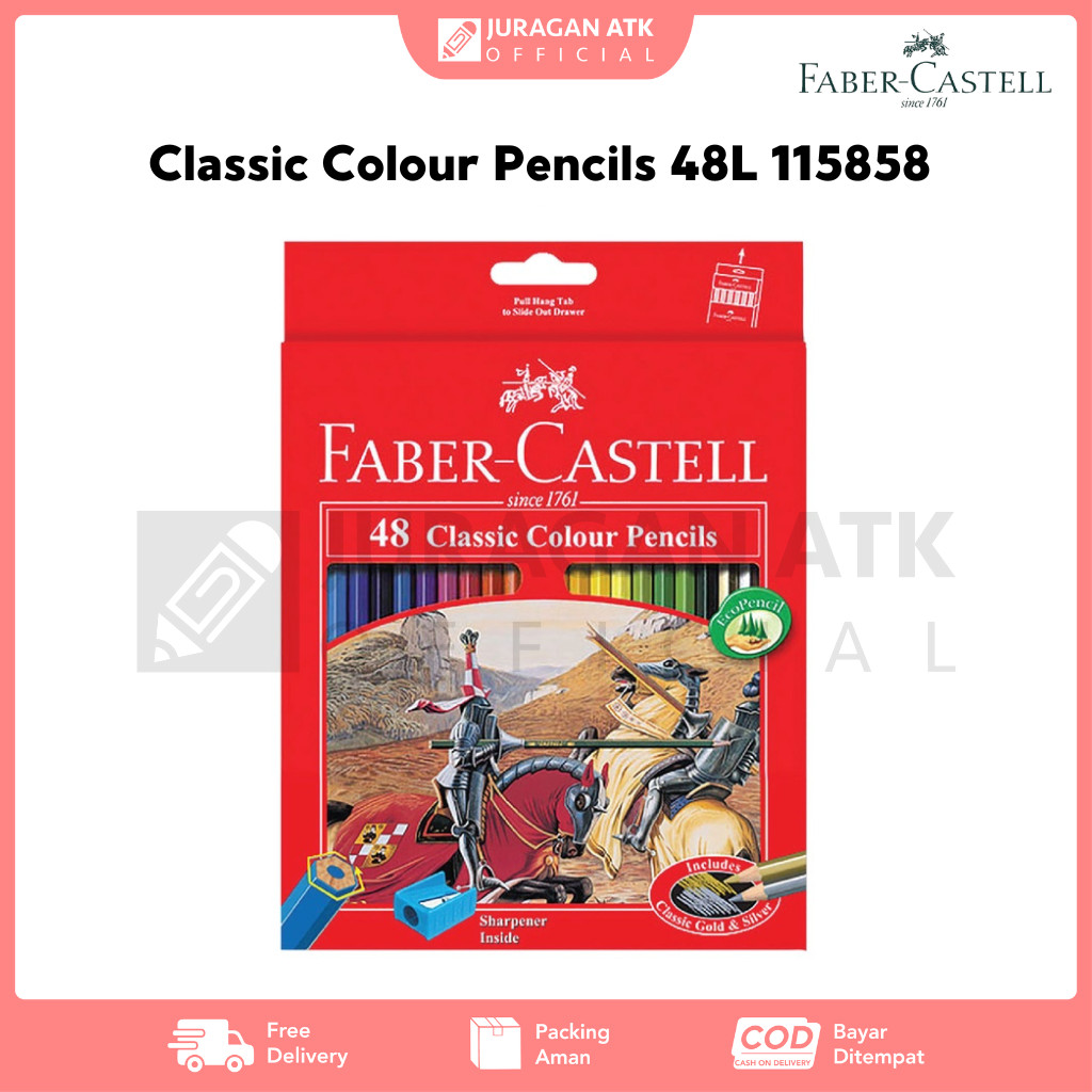 

Classic Colour Pencils 48 Long Faber-Castell 115858
