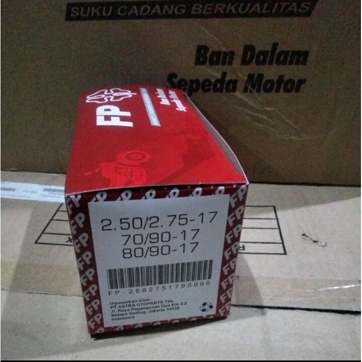 Ban Dalam FEDERAL FP Tube 250/275-17 Bisa Untuk Ban Dalem Luar Motor 70/90 80/90 2.75 2.50 Ring 17 O