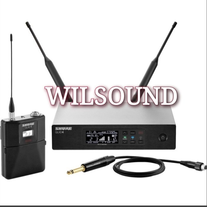 SHURE QLXD14 QLXD 14 BODYPACK WIRELESS SYSTEM FOR GUITAR ORIGINAL
