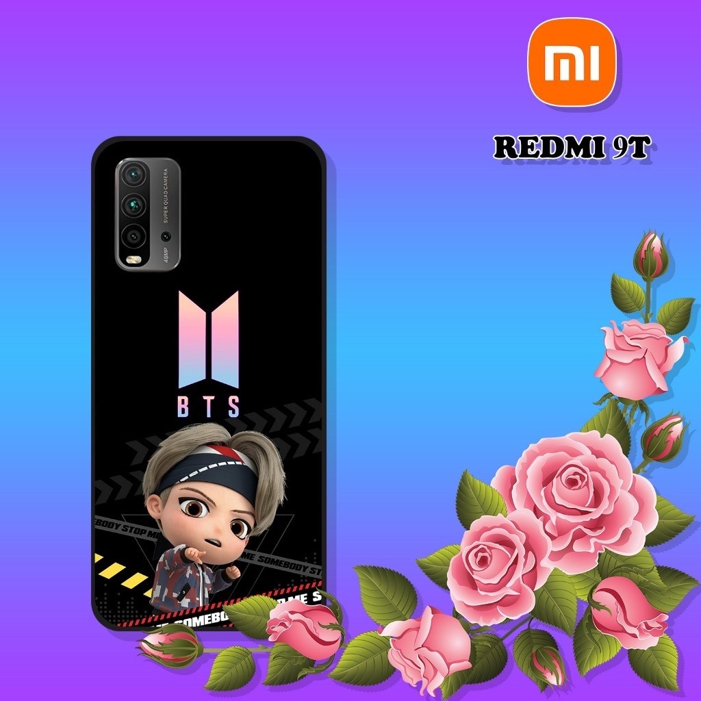 CUSTOM CASE GLOSSY [ PF41] ALL TYPE XIAOMI REDMI 9T MOTIF KPOP BTS TINY CUTE