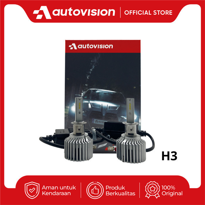 Headlamp/Foglamp LED Vargo XTR 12/24V 28W 6000K - H3