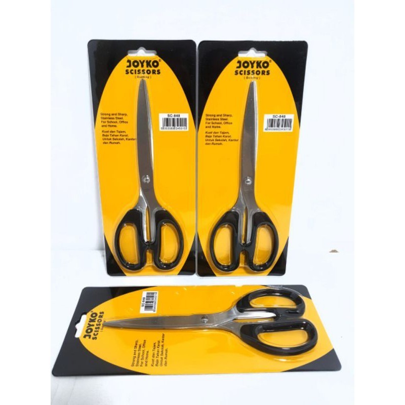 

Harga Grosir ( Per Kotak /12pcs) Gunting JOYKO SCISSORS Stainless steel CS-848
