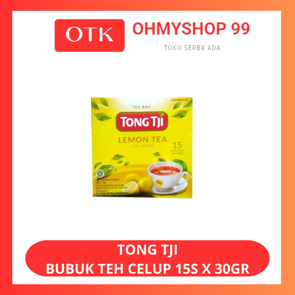

TONG TJI Bubuk Teh Lemon Tea Celup 15S x 30gr