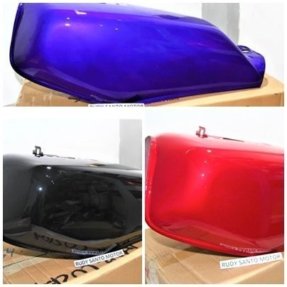 TANGKI TENGKI TANKKI BENSIN FEUL TANK RXKING RX K RX KING RXK NEW TAKAYAMA BIRU MERAH HITAM stock re