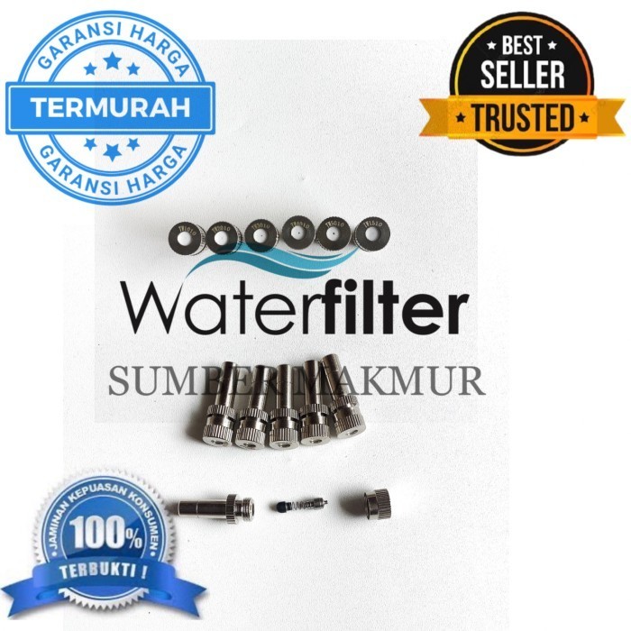 Slip Lock Nozzle / Nozzle Mist Tanpa Filter 6mm Taiwan 015
