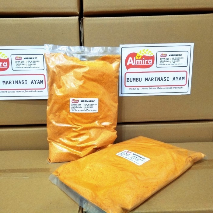

[bumbu siap pakai] ALMIRA BUMBU MARINASI AYAM FRIED CHICKEN KUALITAS PREMIUM