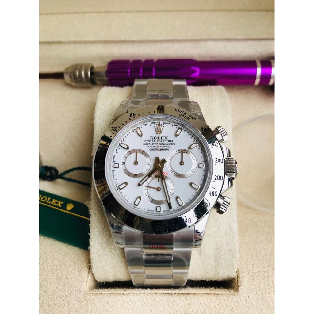【N Factory】Rolex Daytona Series Size 40mm Automatic Mechanical Watch Chronograph Function Model 1165