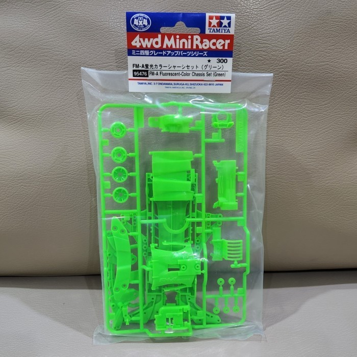 Tamiya 95476 FM-A Fluorescent-Color Chassis Set (Green)