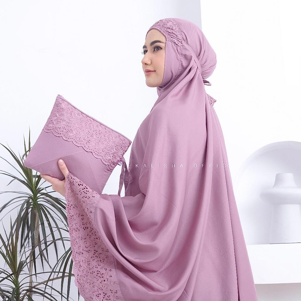 Kalisha - Khadijah Mukena Katun Polymicro Motif Bordir