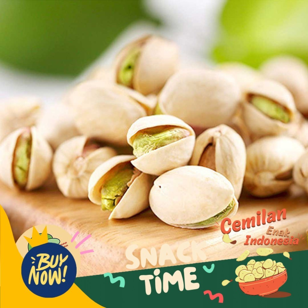 

Special Diskon 500Gr Kacang Pistachio Roasted - Kacang Fustuk Grosir | Oui Snack