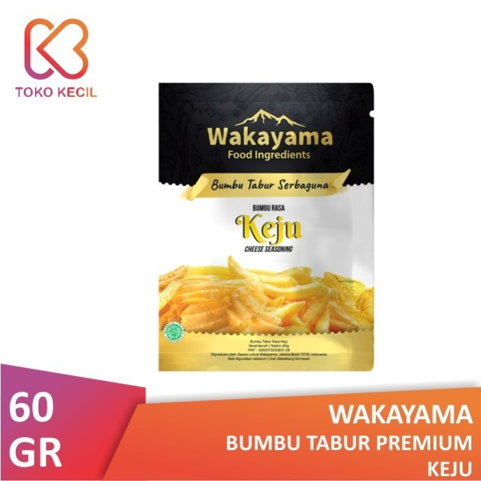 

Wakayama Bumbu Tabur Premium Keju 60gr