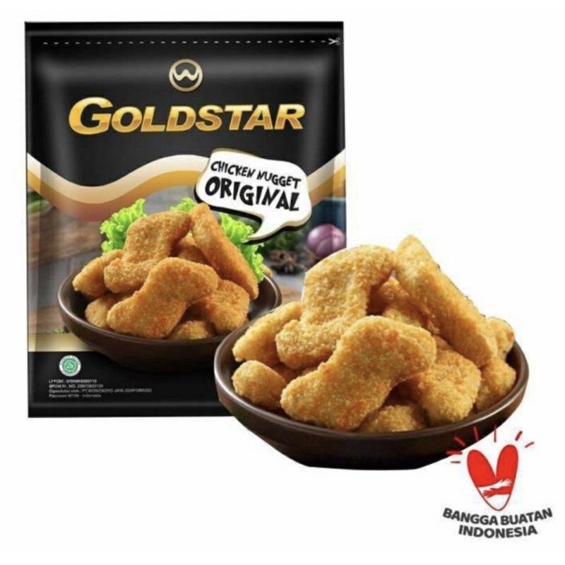 

GOLDSTAR Chiken Nugget / chicken naget original 500 gr