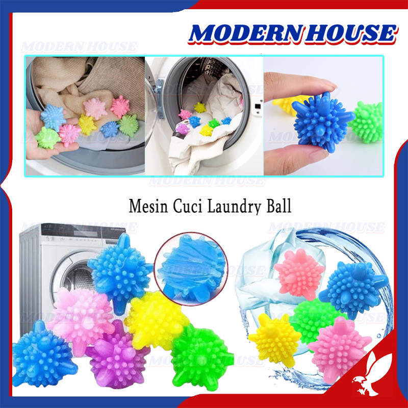 Laundry Ball Karet Bola / Magic Laundry Ball Cleaning / Anti Kusut Washing Laundry Ball Silicon