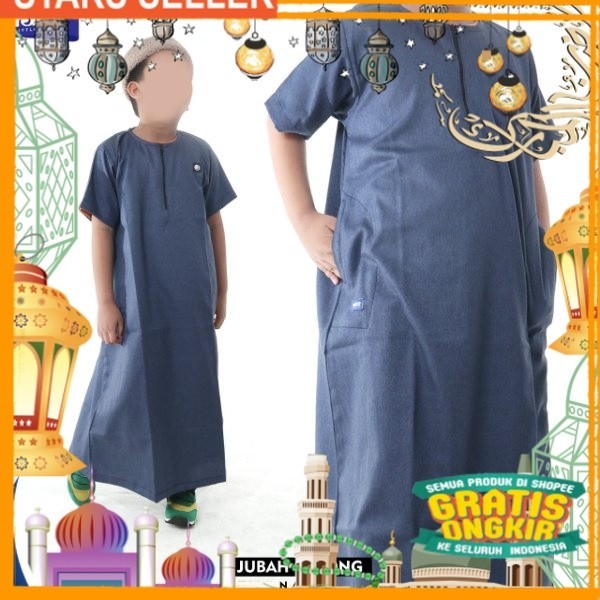 Gamis Anak Laki Laki/ Pink Dusty Fanta Merah muda