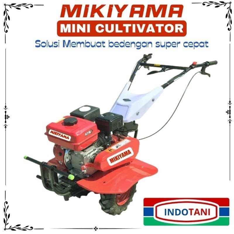 Traktor Mini Multifungsi  / Mesin Bajak Mini / Cultivator Mini Mikiyama / Mini Cultivator / Mesin Traktor Mini / Mesin Pembajak Sawah / Mesin Bajak Murah / Mesin Traktor Mini / Traktor Mini / Bajak Mini