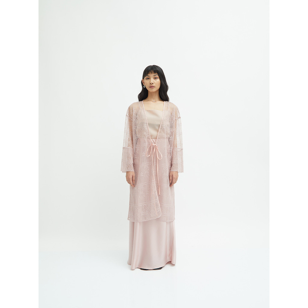 Outer Wanita - Bobo Tokyo - Aisya Lace Outer Rose