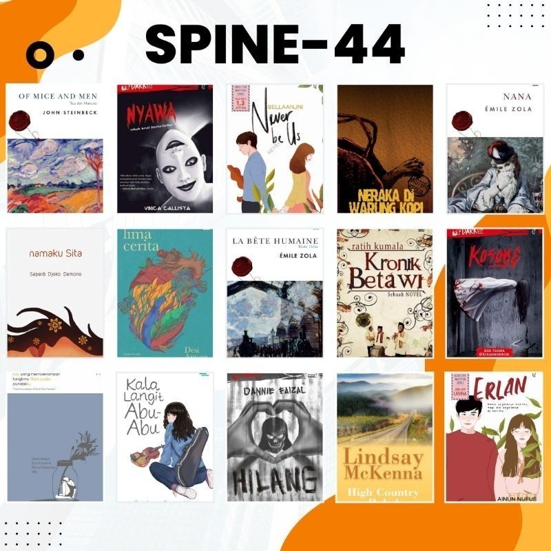 

Paket Lengkap Bacaan Novel Romansa,horor,petualangan,dan motivasi kehidupan seri B