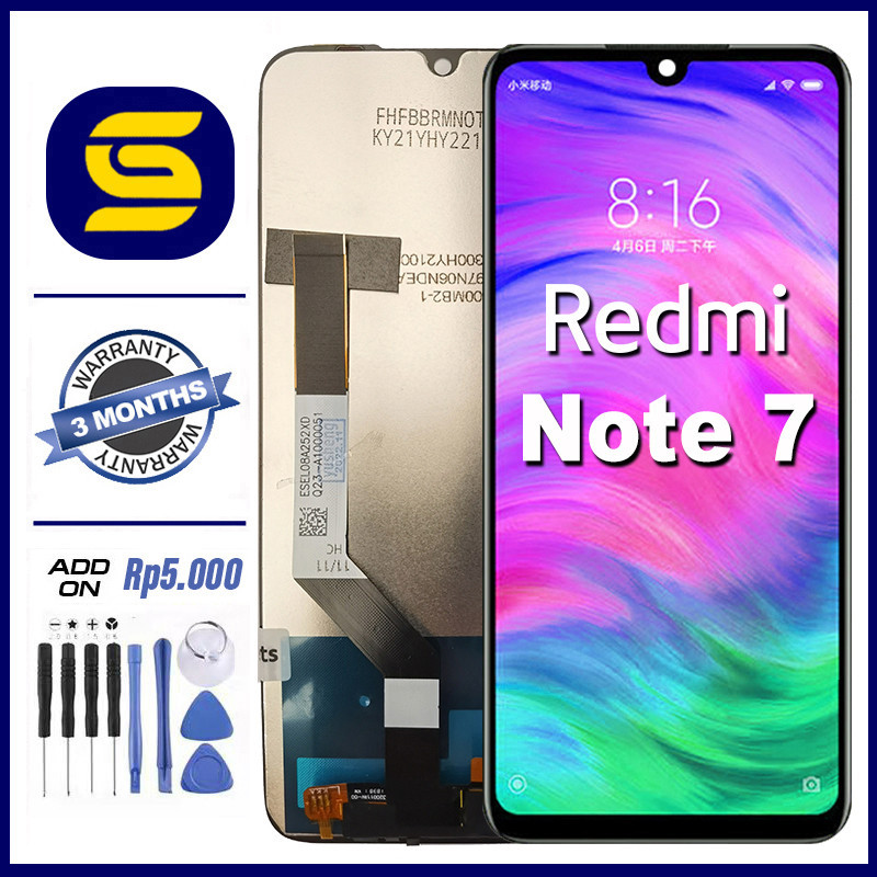LCD Redmi NOTE 7 Original TouchScreen Fullset Compatible For Glass Digitizer ori asli