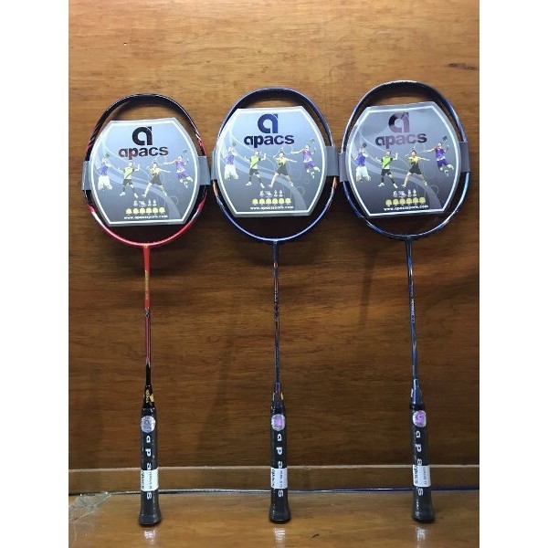 Raket badminton bulutangkis Apacs Versus 35 70 77 free grip original -MNB24