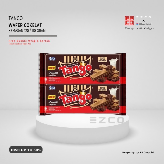 

TANGO WAFER CHOCOLATE KEMASAN 120/110GR