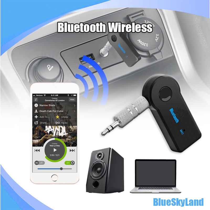 Car Bluetooth / Bluetooth Wireless / Bluetooth Receiver Audio / Audio Bluetooth / Penerima Nirkabel / Penerima Bluetooth Bebas Genggam Nirkabel Musik