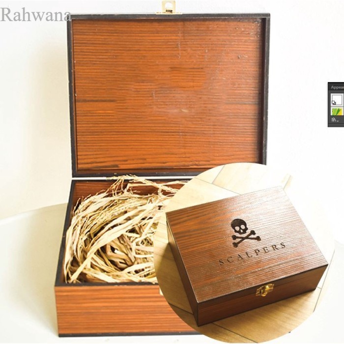 

Artpress Kotak Kayu Custom Engsel - Box Kayu Ukir Nama Tulisan - Grafir Luar, 10 x 15 cm Murah